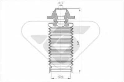 Пылезащитный комплект, амортизатор HUTCHINSON купить