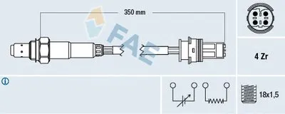 Лямда-зонд FAE купить
