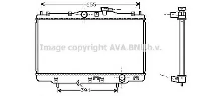 Радиатор, охлаждение двигателя AVA QUALITY COOLING купить