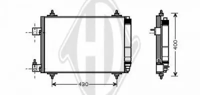 Конденсатор, кондиционер DIEDERICHS купить