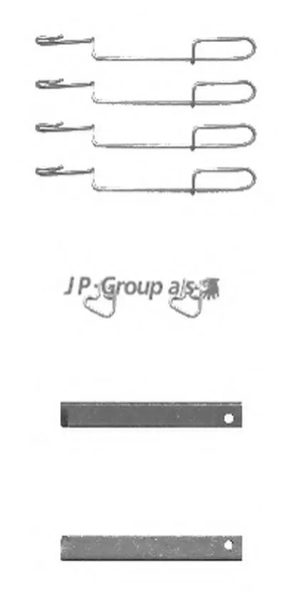 Комплектующие, колодки дискового тормоза QH JP GROUP купить