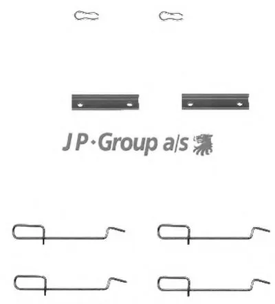 Комплектующие, колодки дискового тормоза QH JP GROUP купить