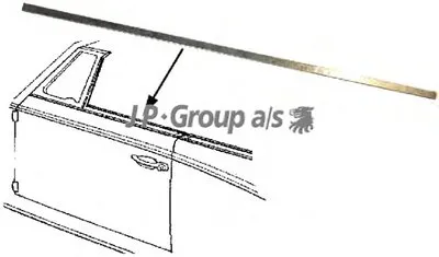 Облицовка / защитная накладка, стекло двери JP GROUP купить