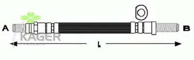 Тормозной шланг KAGER купить