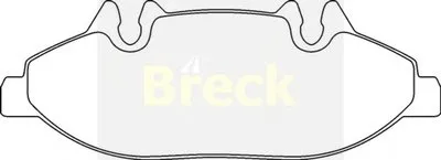 Комплект тормозных колодок, дисковый тормоз BRECK купить