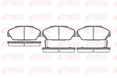Комплект тормозных колодок, дисковый тормоз KAWE купить
