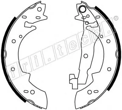 Комплект тормозных колодок REPARATION KIT fri.tech. купить