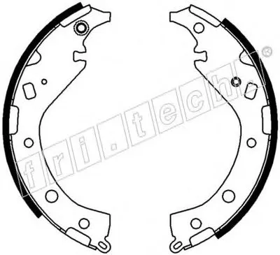 Комплект тормозных колодок REPARATION KIT fri.tech. купить