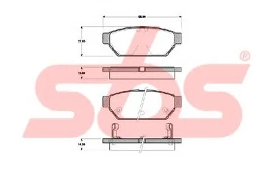 Комплект тормозных колодок, дисковый тормоз sbs купить