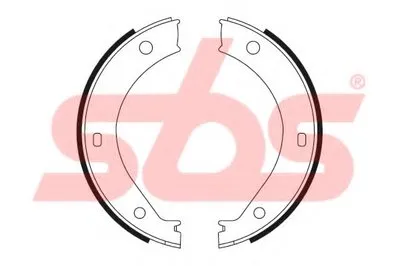 Комплект тормозных колодок, стояночная тормозная система sbs купить