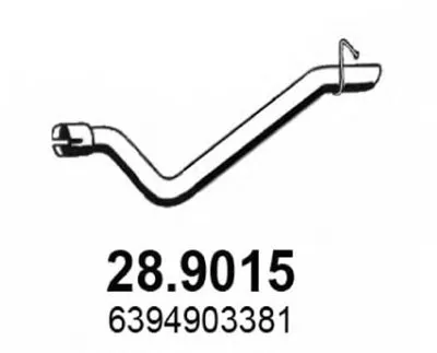 Труба выхлопного газа ASSO купить