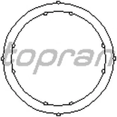 Прокладка, фланец охлаждающей жидкости TOPRAN купить