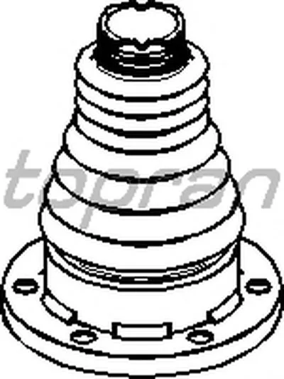 Пыльник, приводной вал TOPRAN купить