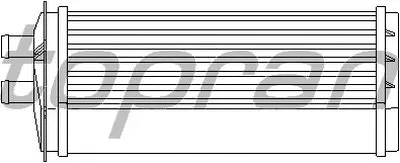 Теплообменник, отопление салона TOPRAN купить
