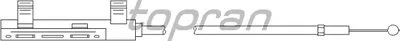 Тросик замка капота TOPRAN купить