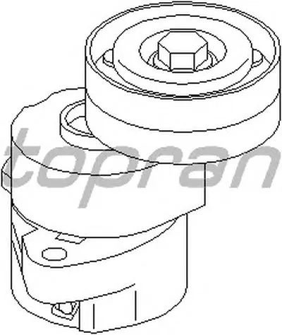 Натяжной ролик, поликлиновой  ремень TOPRAN купить
