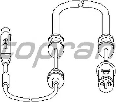 Датчик, износ тормозных колодок TOPRAN купить