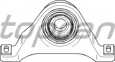 Подвеска, карданный вал TOPRAN купить