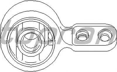 Кронштейн, подушки рычага TOPRAN купить