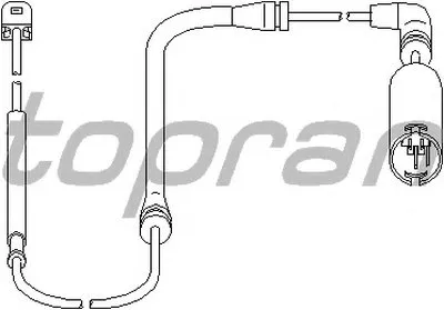 Датчик, износ тормозных колодок TOPRAN купить