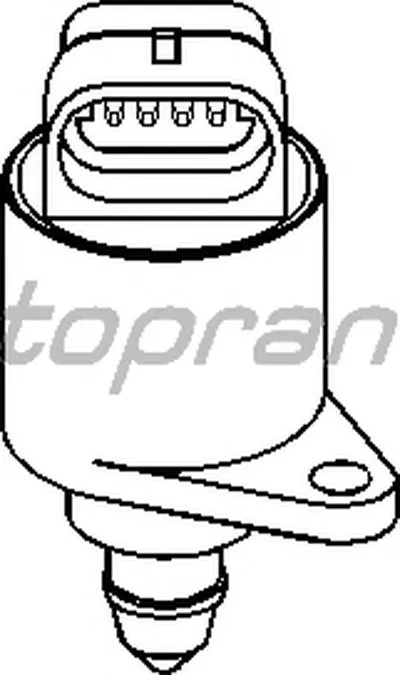 Поворотная заслонка, подвод воздуха TOPRAN купить