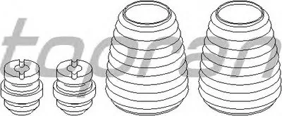 Пылезащитный комплект, амортизатор TOPRAN купить
