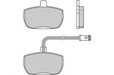 Комплект тормозных колодок, дисковый тормоз E.T.F. купить