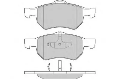 Комплект тормозных колодок, дисковый тормоз E.T.F. купить