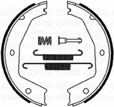 Комплект тормозных колодок, стояночная тормозная система CIFAM купить
