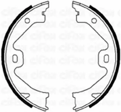 Комплект тормозных колодок, стояночная тормозная система CIFAM купить