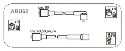 Комплект проводов зажигания JANMOR купить