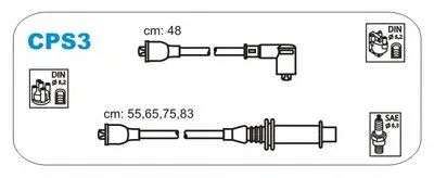 Комплект проводов зажигания JANMOR купить