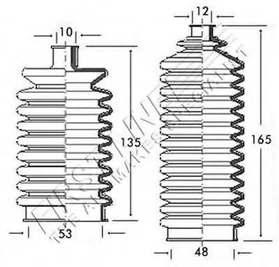 Пыльник, рулевое управление FIRST LINE купить