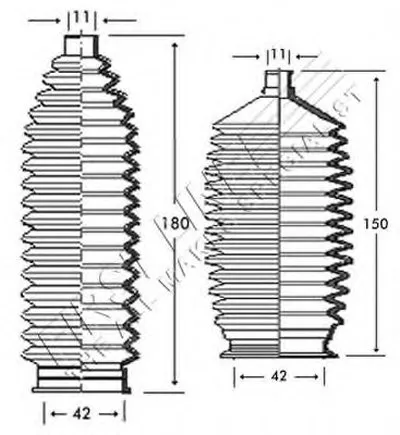 Пыльник, рулевое управление FIRST LINE купить