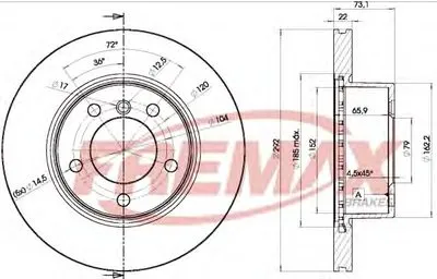 Тормозной диск Premium Black Carbon + FREMAX купить