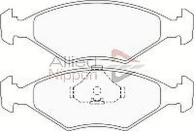 Комплект тормозных колодок, дисковый тормоз ANL Braking COMLINE купить