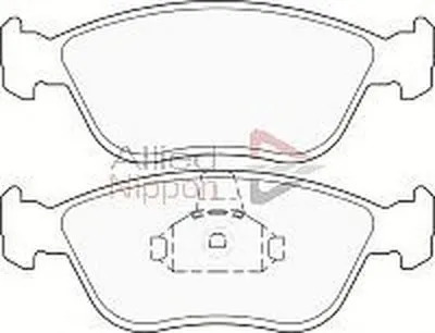 Комплект тормозных колодок, дисковый тормоз ANL Braking COMLINE купить