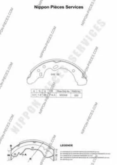 Комплект тормозных колодок NPS купить