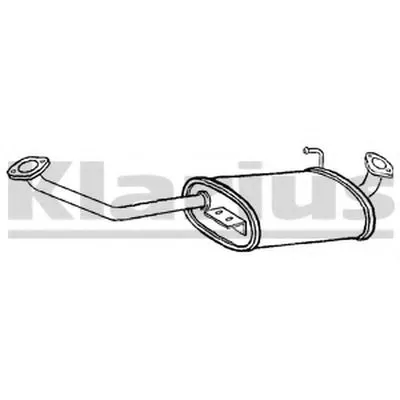 Средний глушитель выхлопных газов KLARIUS купить