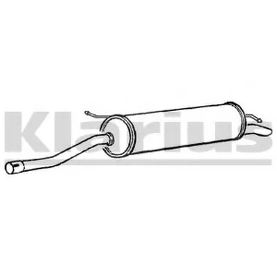 Глушитель выхлопных газов конечный KLARIUS купить