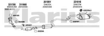Система выпуска ОГ KLARIUS купить