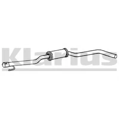 Средний глушитель выхлопных газов KLARIUS купить