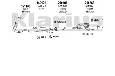 Система выпуска ОГ KLARIUS купить