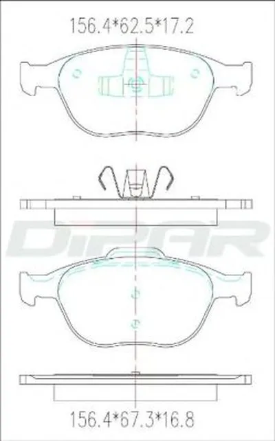Комплект тормозных колодок, дисковый тормоз DITAS купить