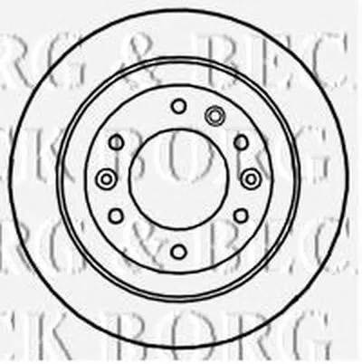 Тормозной диск BORG & BECK купить