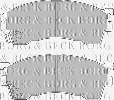 Комплект тормозных колодок, дисковый тормоз BORG & BECK купить