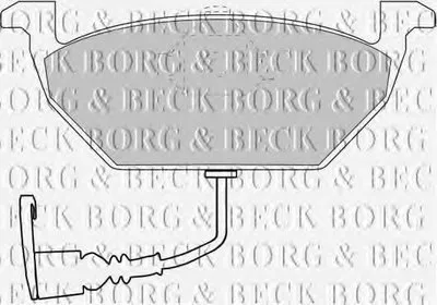 Комплект тормозных колодок, дисковый тормоз BORG & BECK купить