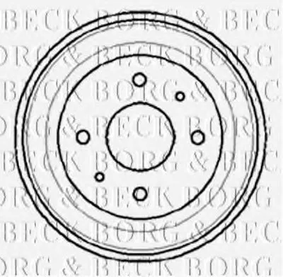 Тормозной барабан BORG & BECK купить