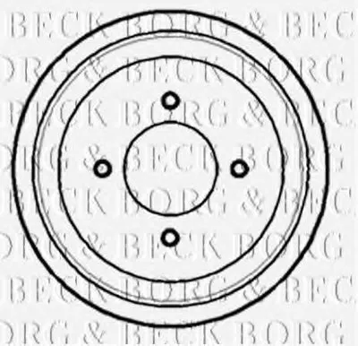 Тормозной барабан BORG & BECK купить