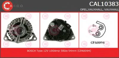 Генератор GENUINE SERIES CASCO купить